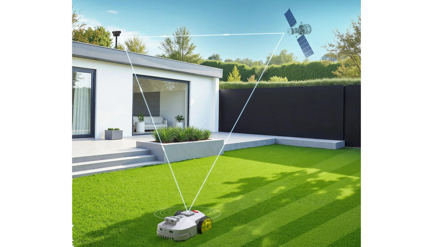 No-Wire Robot Lawn Mower: How Navigation Works